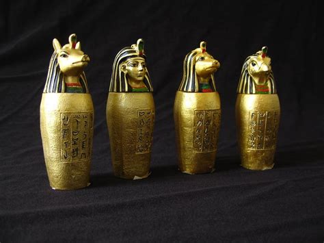 canopic jars ancient egypt facts  kids