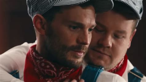 watch james corden and jamie dornan s steam powered fifty