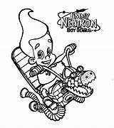 Jimmy Neutron Coloring Pages Genius Boy Sheets Cool Cartoonbucket Adventures Children Small Cartoons Coloringpagesfortoddlers Gif Color Choose Board sketch template