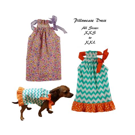 dog dress sewing pattern  dog clothes tutorial pillowcase