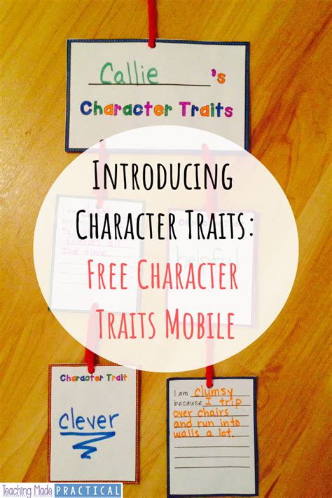 💋 introducing character traits 3 secrets for teaching character traits