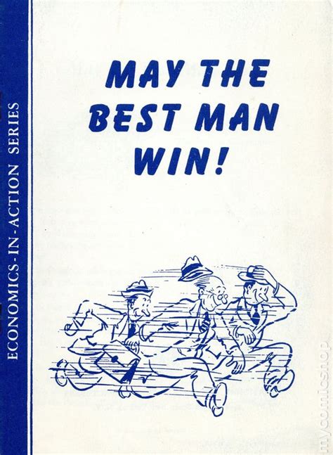May The Best Man Win 1952 National Association Of Manufacturers Comic