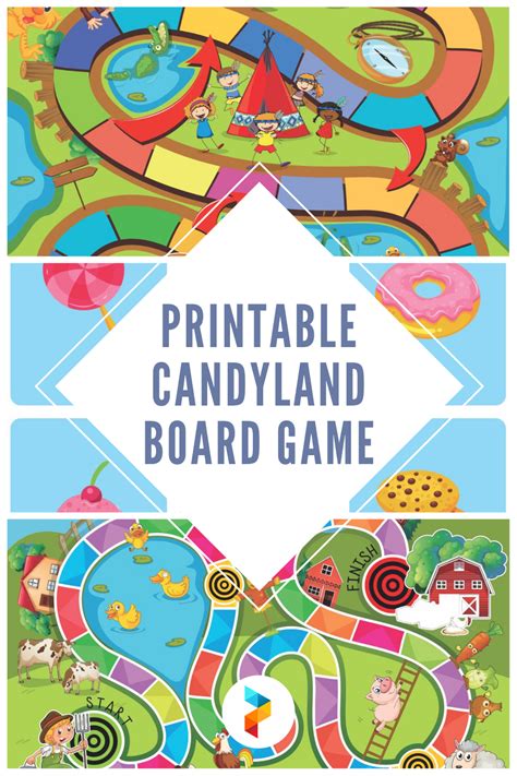 candy land printable printable word searches