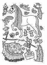Hest Karenspaperdolls Gemt sketch template