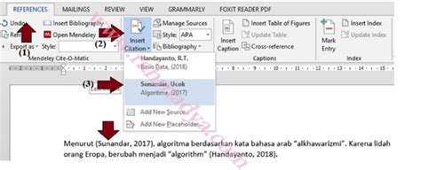 membuat sitasi msword  style hongkoong