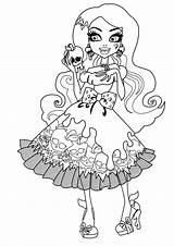 Monster High Coloring Pages Library Clipart Draculaura Colouring Printable sketch template