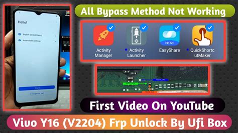 vivo   frp unlock  ufi box  bypass method  working latest security