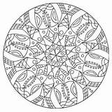Mandala Mandalas Experts Hellokids 18b sketch template