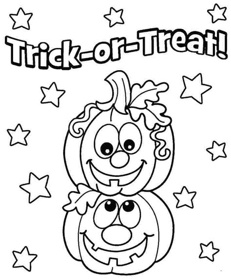 spooky cute  halloween coloring pages printable