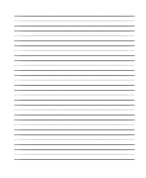 printable lined paper  handwriting paper