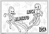 Luca Colorir Alberto Pixar Monsters Scribblefun Auwe sketch template