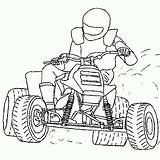 Quad Coloring Atv Pages Para Colorear Motocross Dibujos Transportation Imprimir Printable Kids Dibujo Motorcycle Sobres Cross Pintar Moto Sheets Línea sketch template