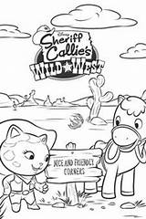 Sheriff Callie Colouring Disney Junior sketch template