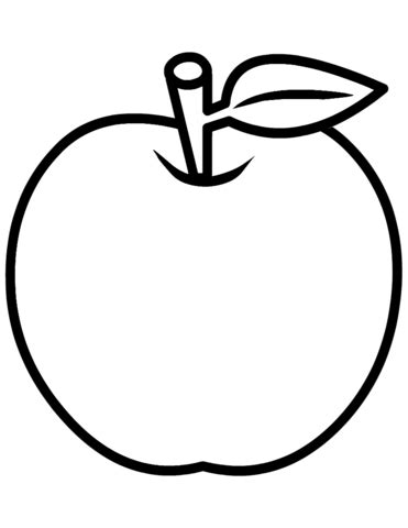 apple coloring page apple coloring pages fruit coloring pages apple