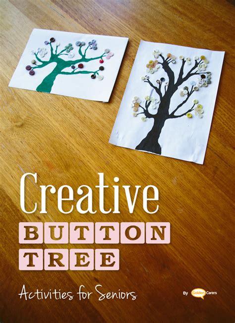 creative button tree