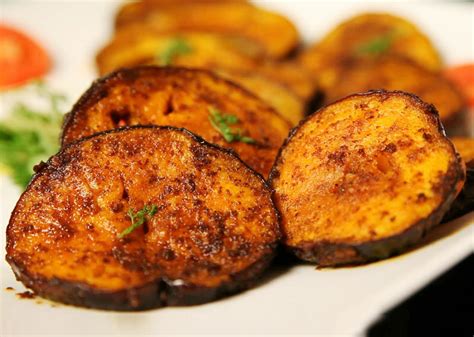 simple brinjal fry preparation healthy dishes