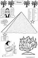 Moses Sheets Pharaoh Bible Result sketch template