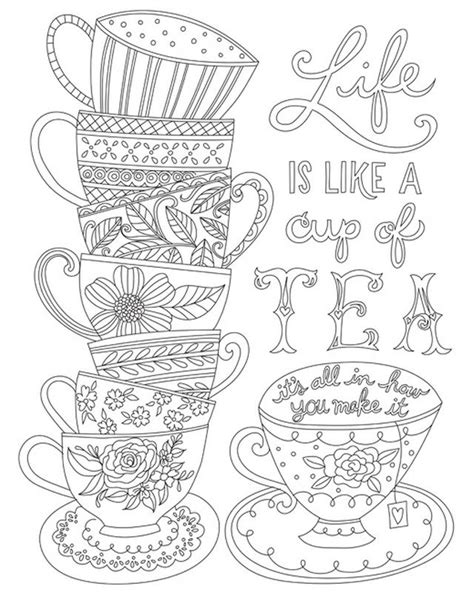 life    cup  tea        stack