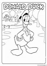Mickey Mouse Pages Clubhouse Donald Coloring Duck Kids Colorear Para Casa La Dibujos Imagenes Disney Printable Imprimir Colouring Print Birthday sketch template