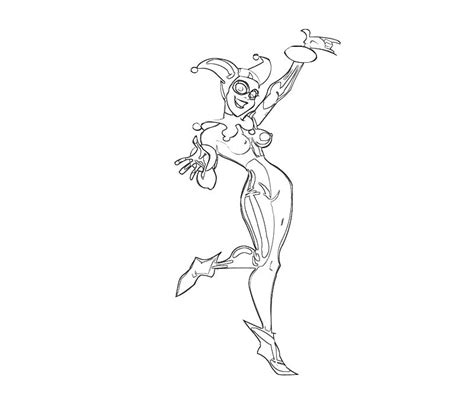 harley quinn coloring pages    print