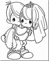 Precious Pages Coloring Moments Wedding Para 2009 Dibujos Kids sketch template