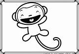 Cute Coloring Pages Monkey Bananas Happy Very Books Printable Monkeys sketch template
