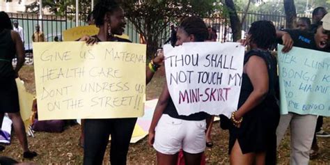 Ugandas Miniskirt Ban Prompts Protests After Vigilante Strippings