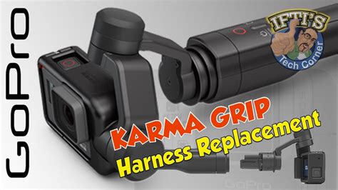 gopro karma grip replacing  harness   hero  session youtube