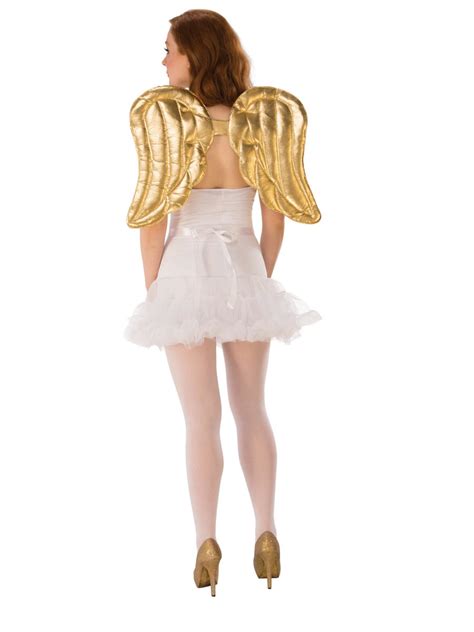 gold angel wings partybellcom