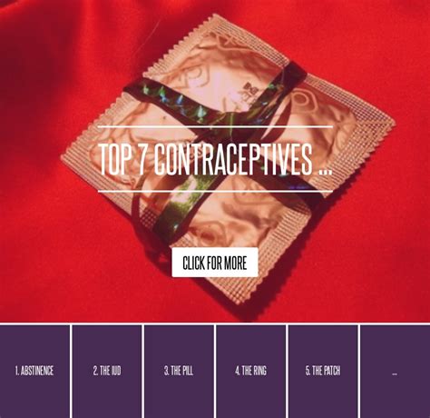 top 7 contraceptives health
