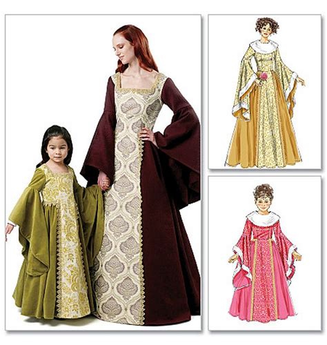 Medieval Costumes Patterns For Women Kizaever