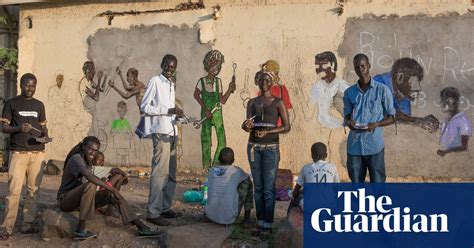 tired of war south sudan street artists calling for peace in