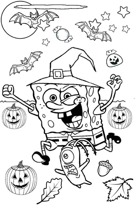 spooky cute halloween coloring pages kids adults printcolorcraft