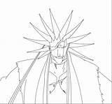 Kenpachi Zaraki Lineart sketch template