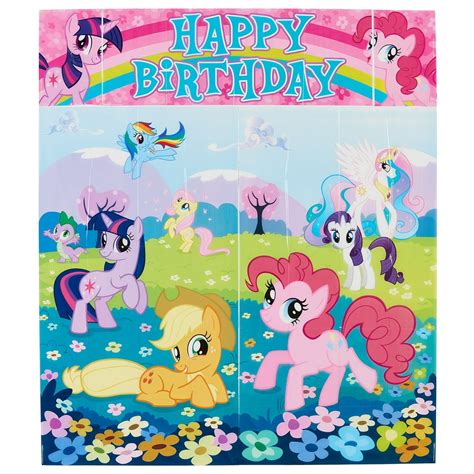pony birthday party wall decorating kit pc walmartcom