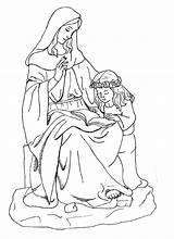 Saints Joseph Coloringhome Boleyn Santi Disegni Sketch Incredibly Useful Santos Catecismo Siena Blaise Bordado Divyajanani sketch template
