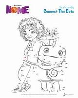 Coloring Kids Dreamworks Pages Books Movies Route Dot Family Printables Animation Printable Night Movie sketch template