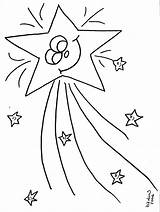 Star Coloring Shooting Pages Colouring Twinkle Bethlehem Christmas Sheets Little Stars Printable Color Drawing Clipart Emotions Kids Board Getcolorings Visit sketch template