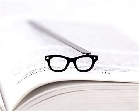 Book Bookmark Glasses Nerd Bookworm Glasses Hipster
