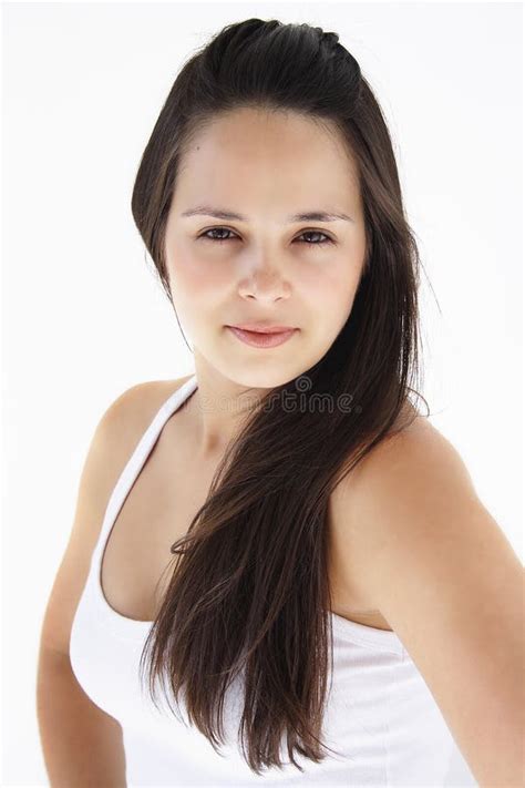 Seductive Look Seductive Woman Dark Background Stock Image Image Of