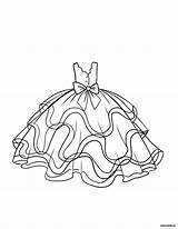 Dress Coloring Pages Wonder sketch template