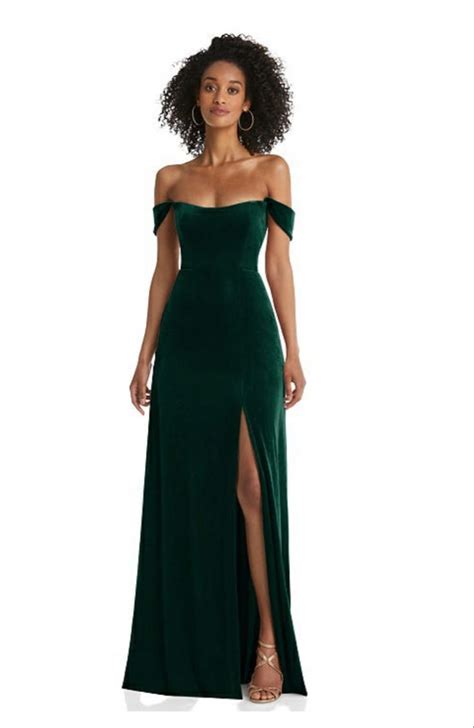 Katrina Elegant Green Dresses Dark Green Bridesmaid Dress Prom