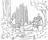Oz Wizard Coloring Pages Emerald City Dorothy Color Printable Getdrawings Getcolorings Print Colorin Colorings sketch template
