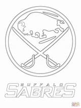 Coloring Sabres Pages Buffalo Logo Printable Popular sketch template