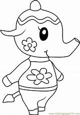 Crossing Coloring Animal Pages Tia Coloringpages101 Getdrawings sketch template