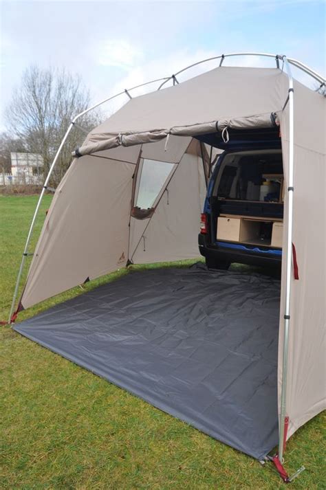 vaude drive van driveaway rear van awning amdro alternative camper conversions minivan camping