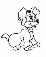 Coloring Pages Dog Cute Dogs Color Kids Printable Colouring Sheets Sheet sketch template