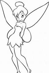 Coloring Drawing Tinkerbell Pages Easy Disney Color Sketch Drawings Bell Tinker Draw Fairy Kids Sketches Print Book Colouring Fawn Sitting sketch template