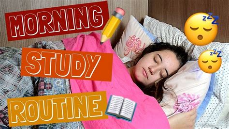 morning study routine  youtube