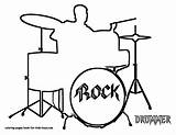 Drum Drummer Drawing Musical Drums Cartoon Set Coloring Kids Kits Clipartbest Clipart Advertisement Use sketch template